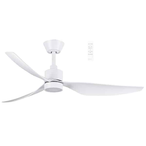 Genoa 50 3 Blade DC Smart Ceiling Fan with Dim 16w CCT LED Light White