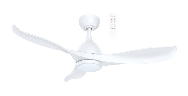 Scorpion 52 3 Blade Smart DC Ceiling Fan with Dim 15w CCT LED Light White