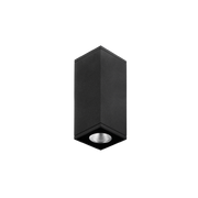 Zeron Mini 12w LED Up/Down Wall Light Black Cool White