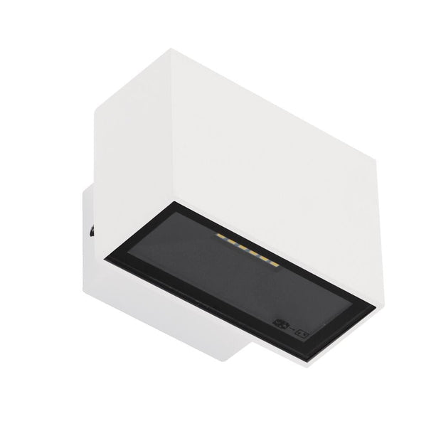 Block 6w LED IP65 Up/Down Wall Light White
