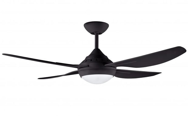 Russell Black Ceiling Fan with LED Tri Light - 48"