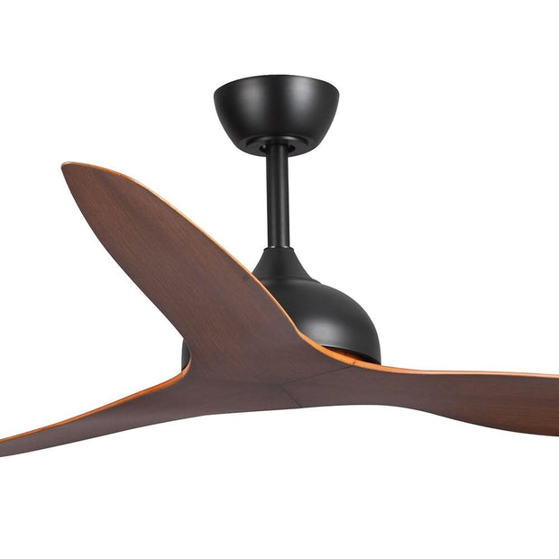 Eco Style 60 DC Ceiling Fan Black with Koa Blades