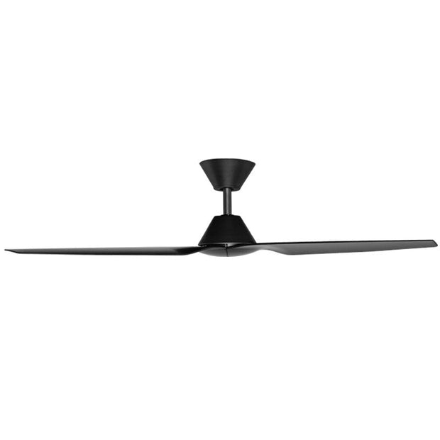 Infinity-ID 54 DC Ceiling Fan Black with Wall Control