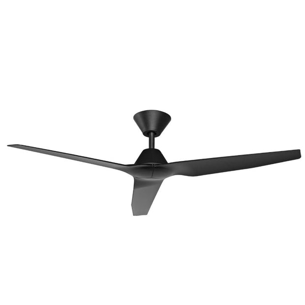 Infinity-ID 54 DC Ceiling Fan Black with Wall Control