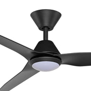 Infinity-ID 54 DC Smart Ceiling Fan Black with LED Light