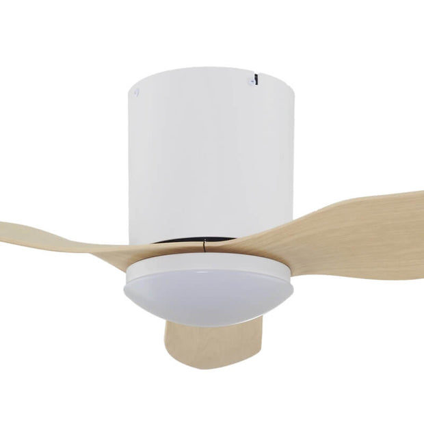 Studio 42 DC Smart Ceiling Fan Beechwood with LED Light