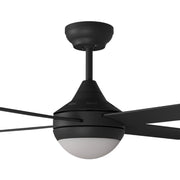 Heron V2 AC 48 Ceiling Fan Black LED Light