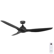 Horizon 2.0 64 DC Smart Ceiling Fan Black