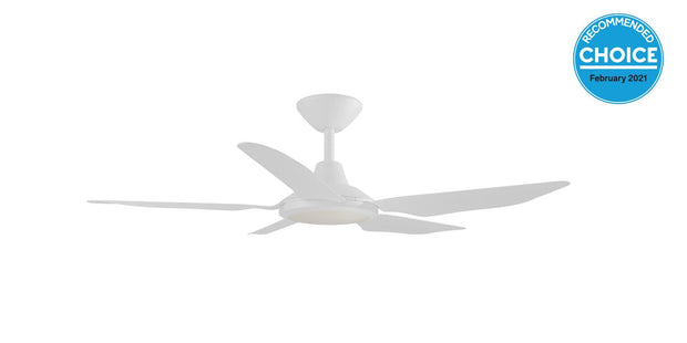 Storm DC 42 Ceiling Fan White with LED Light