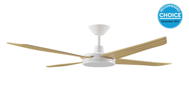 Enviro DC 60 Ceiling Fan White with Bamboo