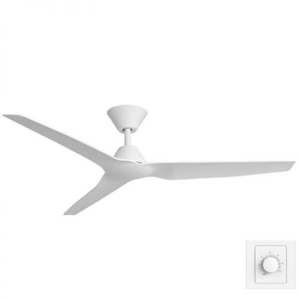 Infinity-ID 54 DC Ceiling Fan White with Wall Control