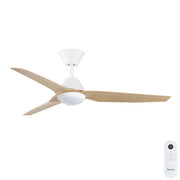 Infinity-ID 48 DC Smart Ceiling Fan Beechwood with LED Light