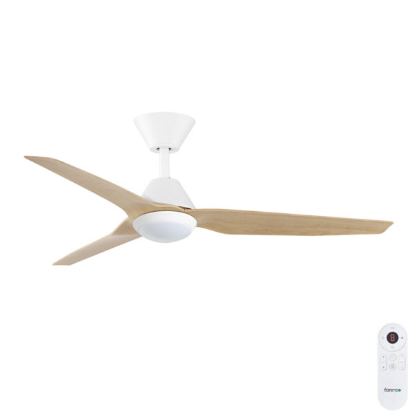 Infinity-ID 48 DC Smart Ceiling Fan Beechwood with LED Light