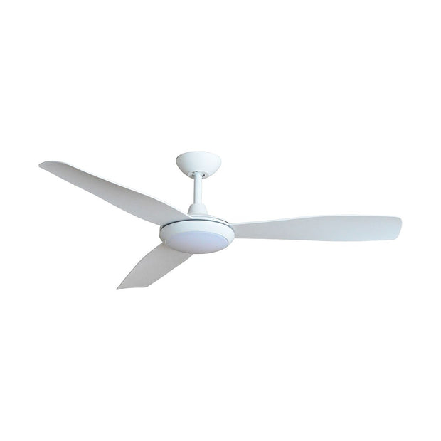 Viper 52 3 Blade DC Smart Ceiling Fan with Dim 18w CCT LED Light White
