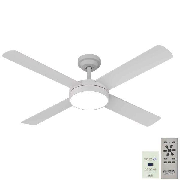Pinnacle 52 DC Ceiling Fan White with LED Light