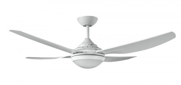 Royale 2 Ceiling Fan with LED Light - White 52"