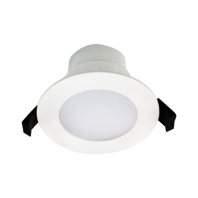 Roystar 9W Flush Face LED Downlight TRI Colour - White