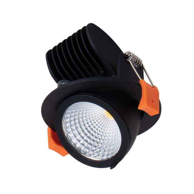 Scoop 13w CCT LED Adjustable 85mm Downlight Black