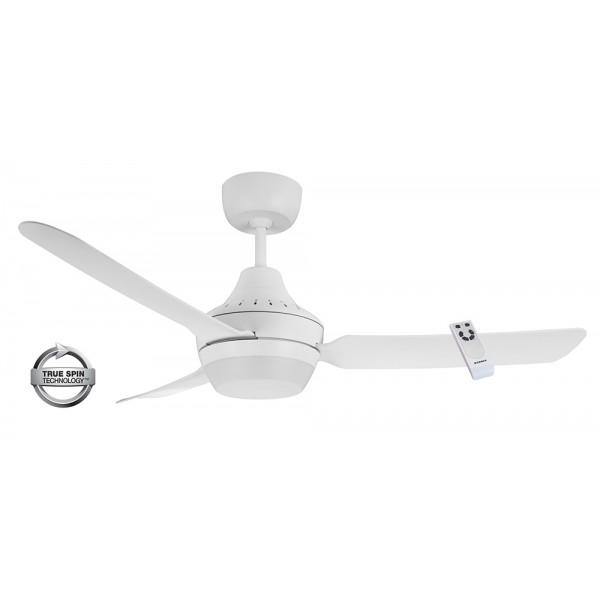 Stanza 48 Ceiling Fan White with B22 Light & Remote