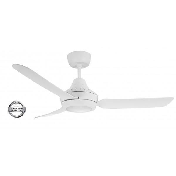 Stanza 48 Ceiling Fan White with LED Light