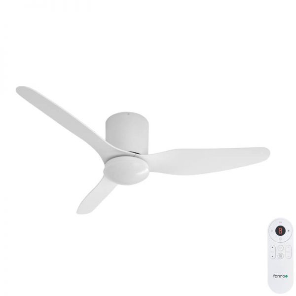 Studio 48 DC Smart Ceiling Fan White with LED Light