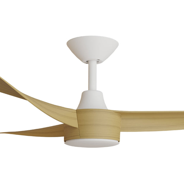Turaco 48 Ceiling Fan White with Bamboo