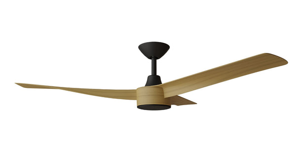 Turaco 52 Ceiling Fan Black with Bamboo